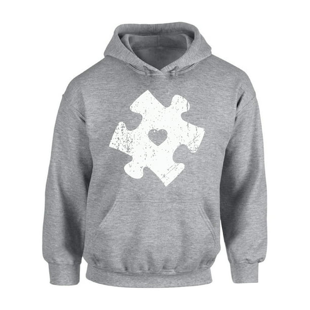 Autism Puzzle Hoodie Autism Awareness Gifts Autism Puzzle Hooded Sweater